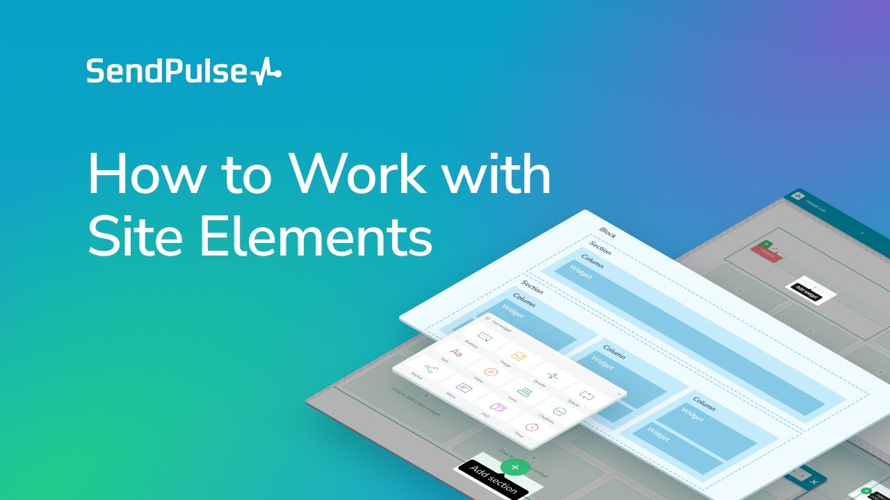 How to Work with Site Elements