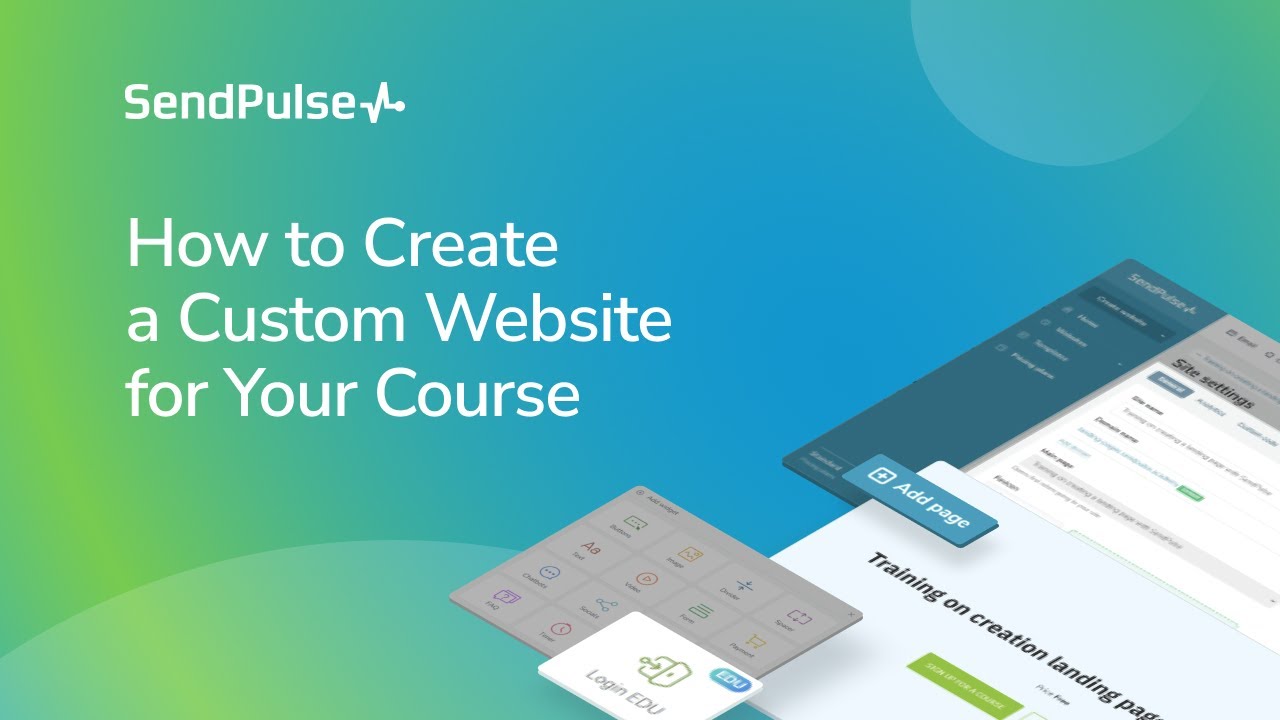 How to Create a Custom Website for Your Course