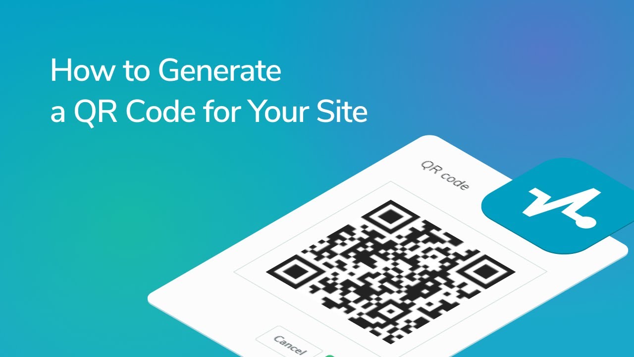 How to Generate a QR Code for Your Site