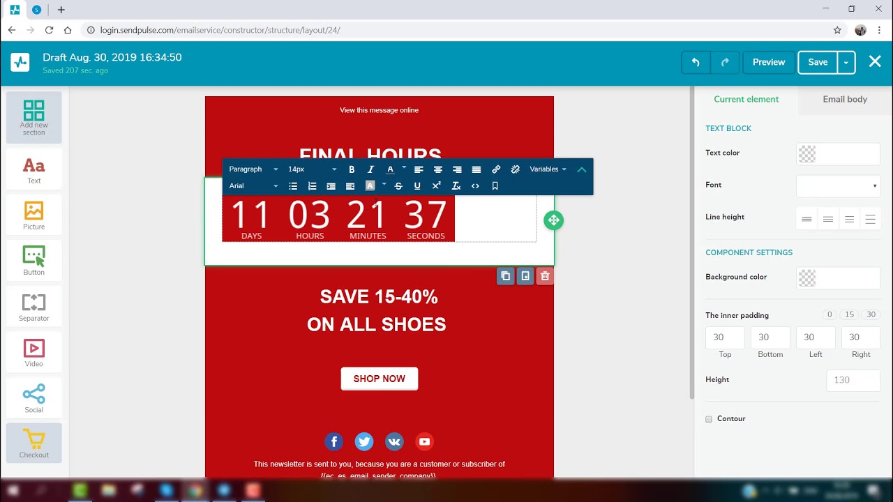 How to add a countdown timer to your email