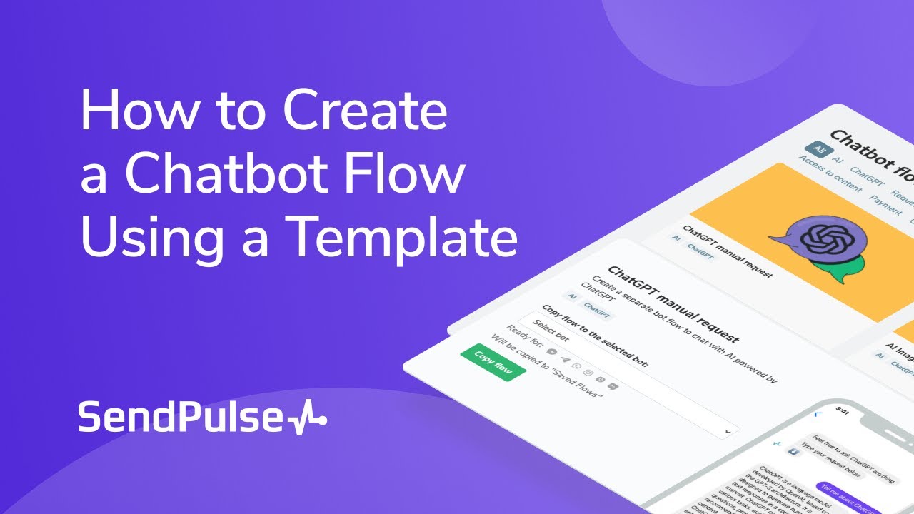 How to Create a Chatbot Flow Using a Template