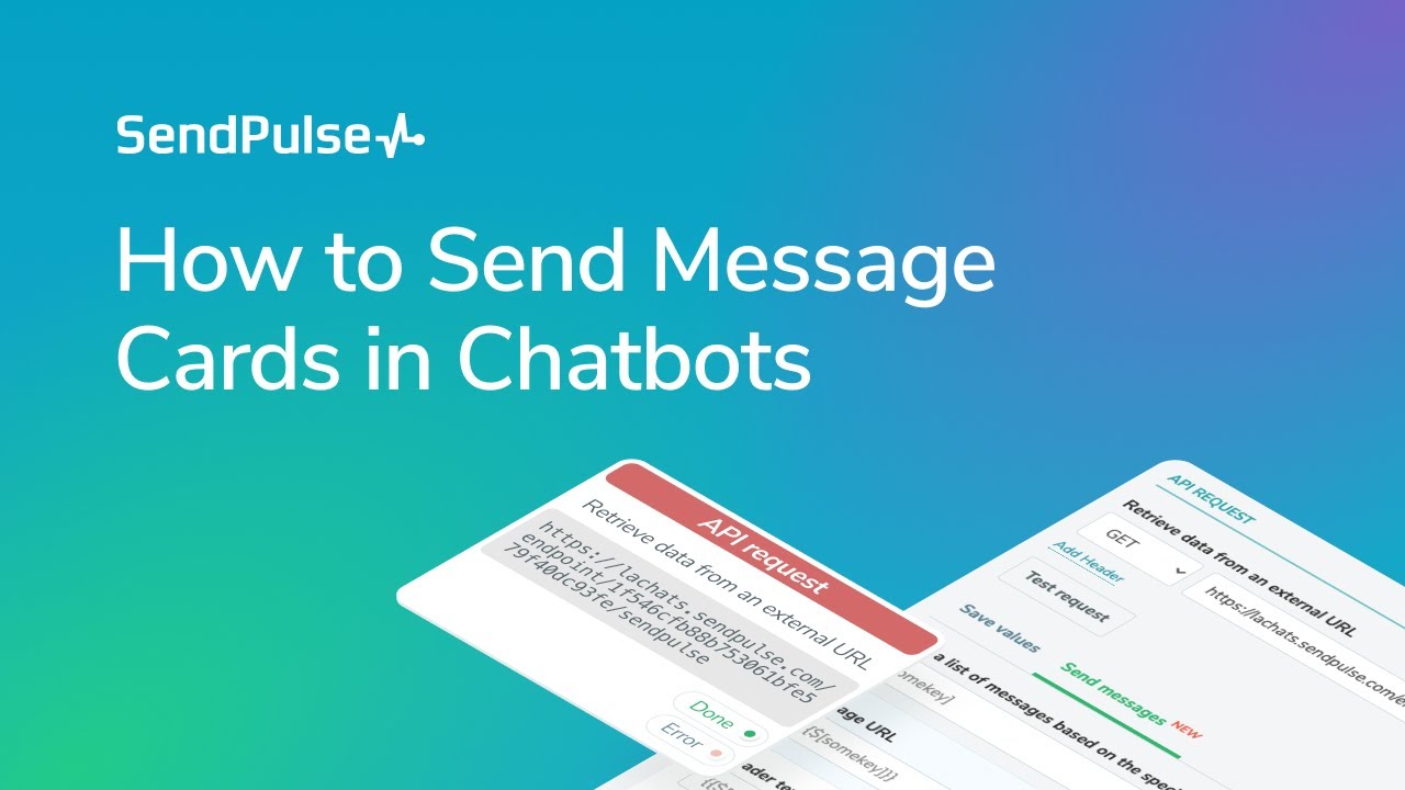 How to Send Message Cards in Chatbots