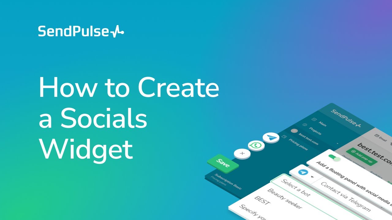 How to Create a Socials Widget