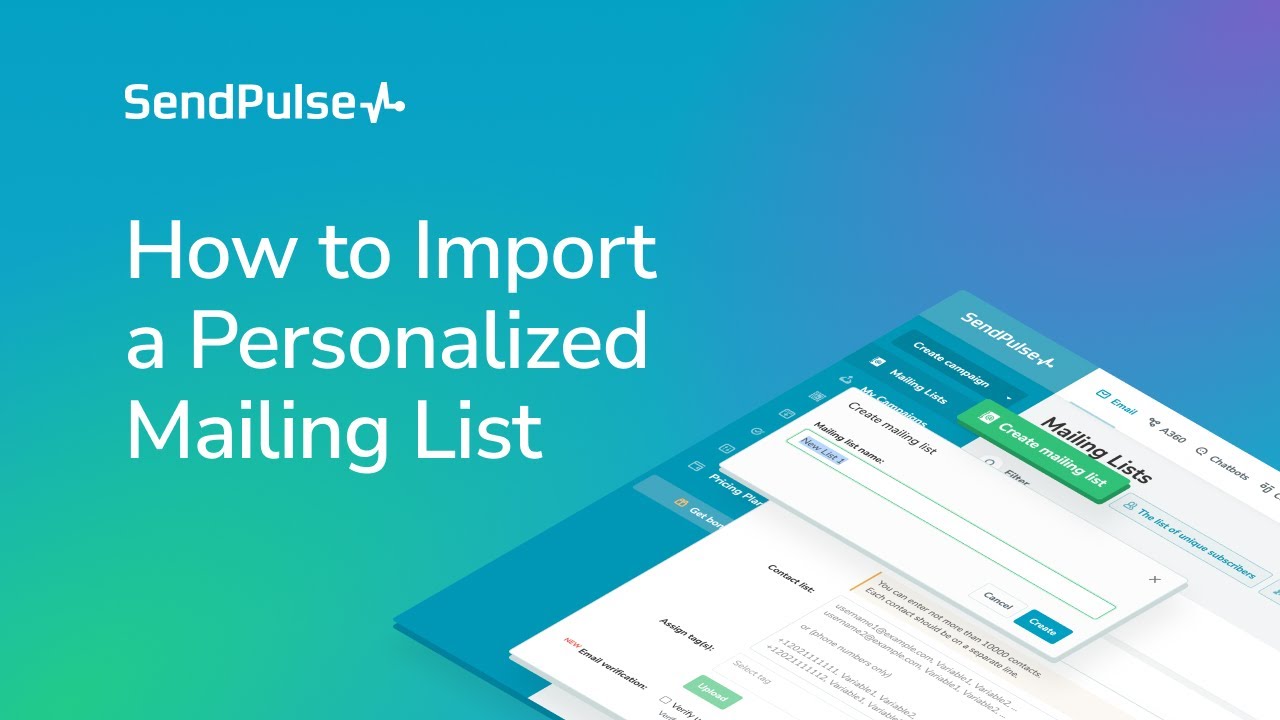 How to Import a Personalized Mailing List