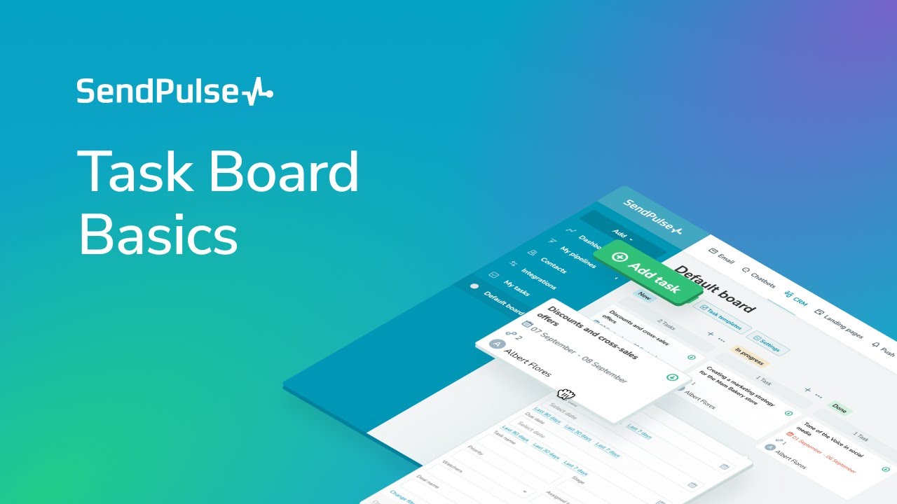 Task Board Basics | SendPulse CRM